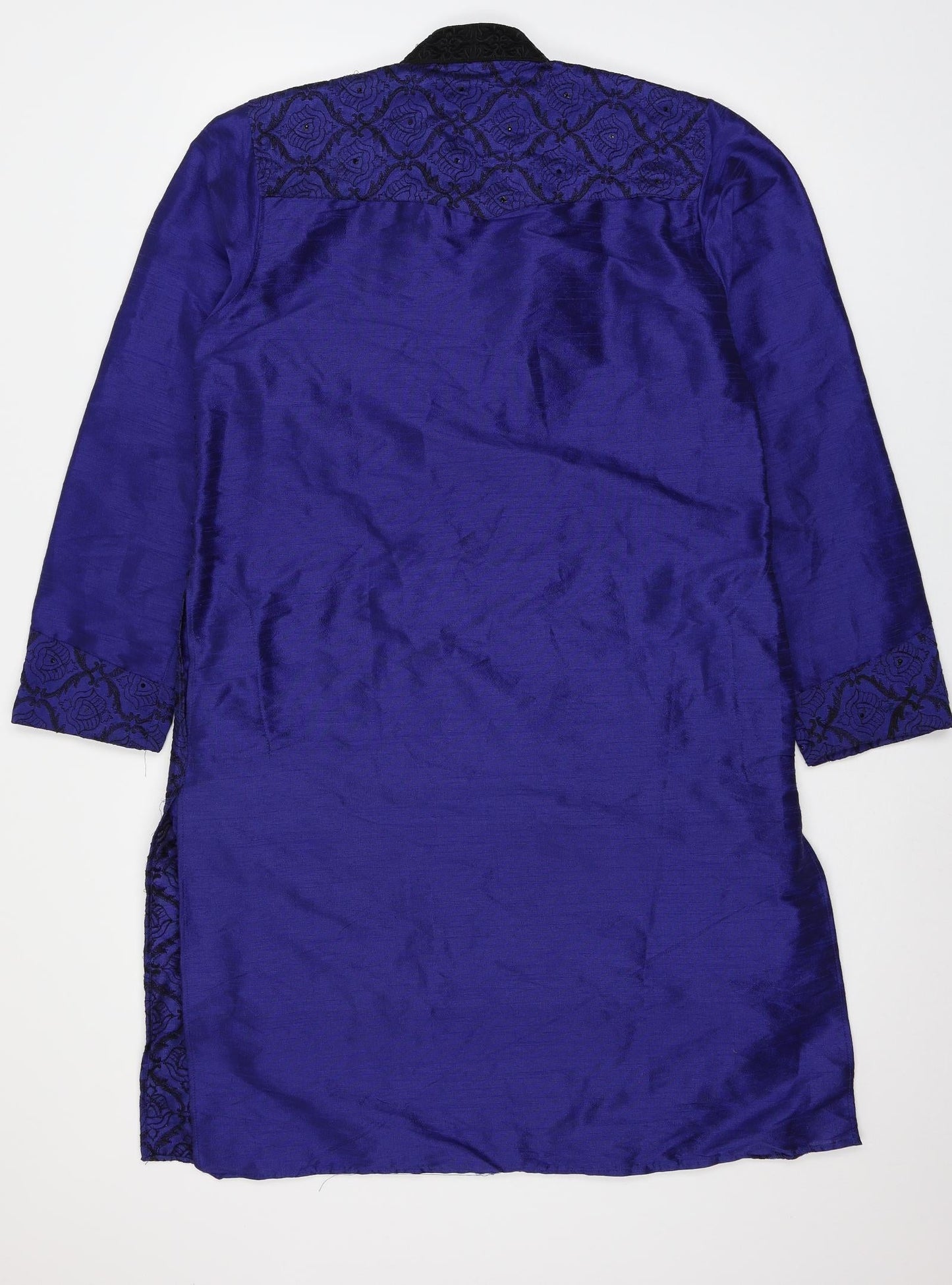 Khushaal Womens Blue   Basic Blouse Size 12
