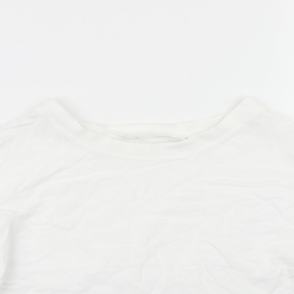 H&M Girls White   Basic T-Shirt Size 11 Years