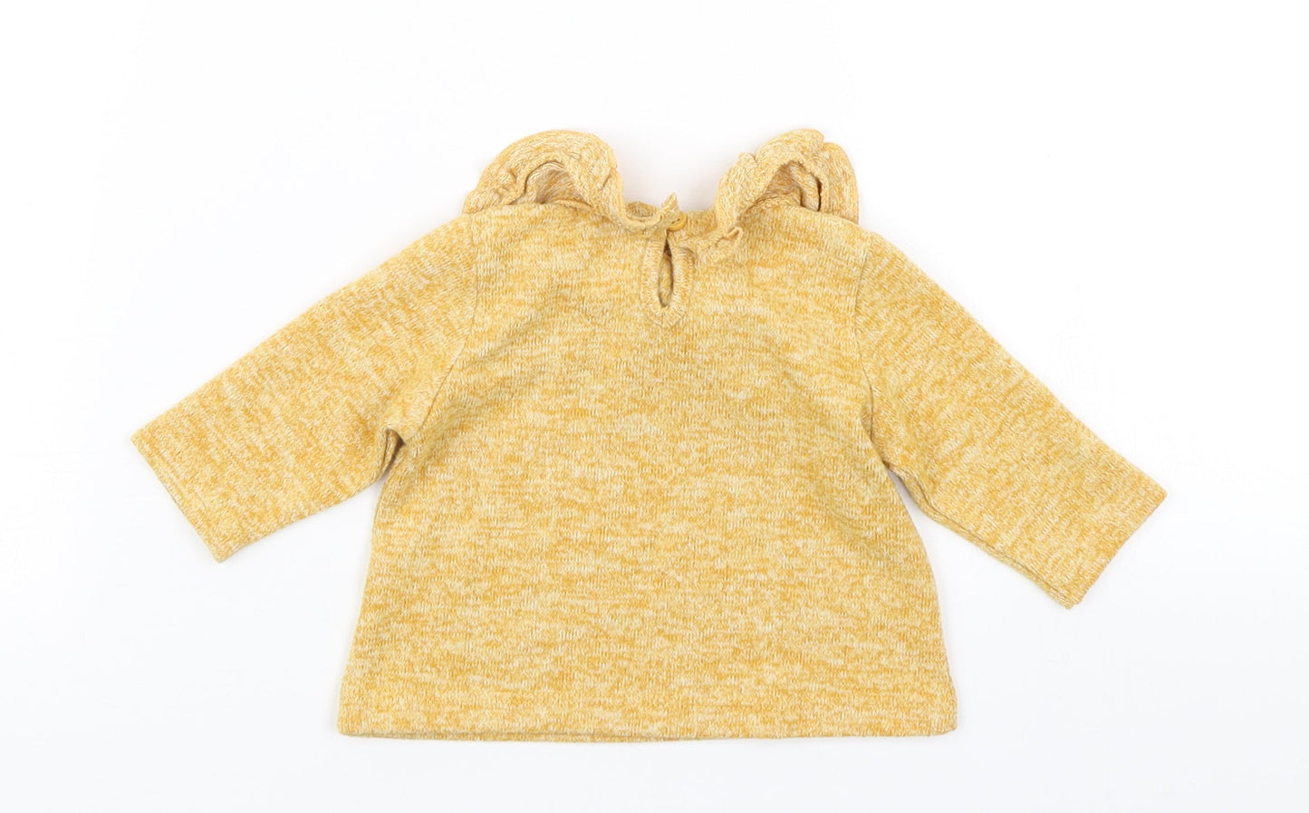 Matalan Girls Yellow   Basic T-Shirt Size Newborn