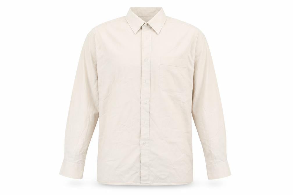 Double TWO Mens Brown    Button-Up Size 17