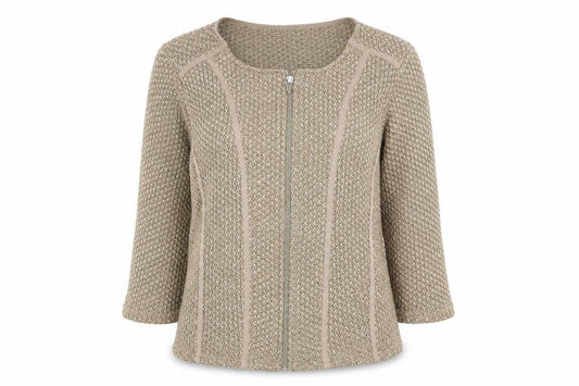 Per Una Womens Brown  Knit Jacket  Size M