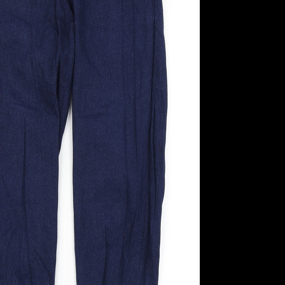 Cropp Womens Blue   Cargo Trousers Size 4 L28 in