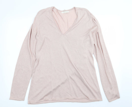 retrology Womens Pink   Pullover Jumper Size L