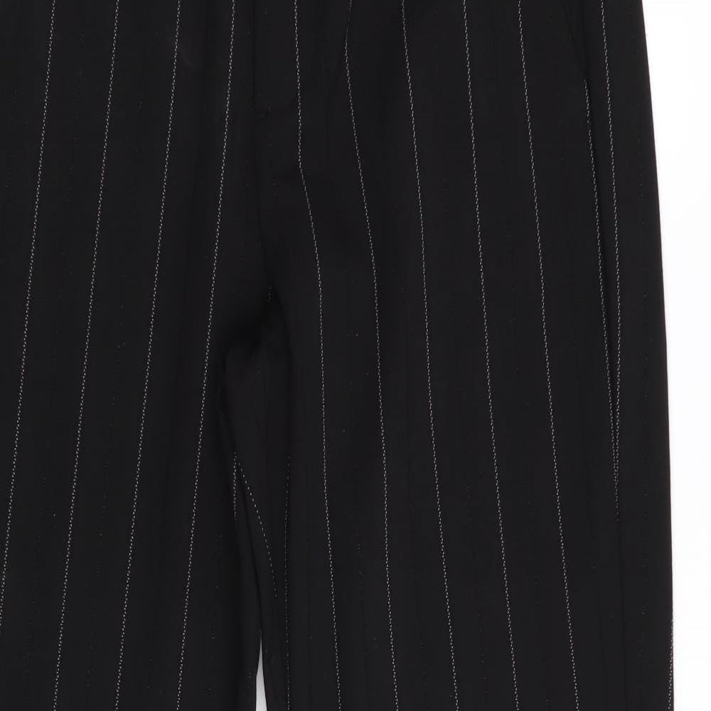 liverpool Womens Black Striped  Trousers  Size 8 L28 in
