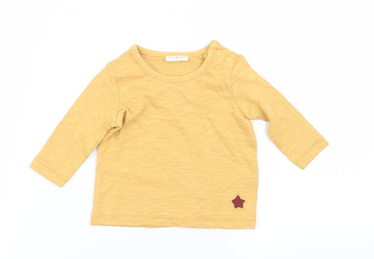 NEXT Girls Yellow   Basic T-Shirt Size 0-3 Months