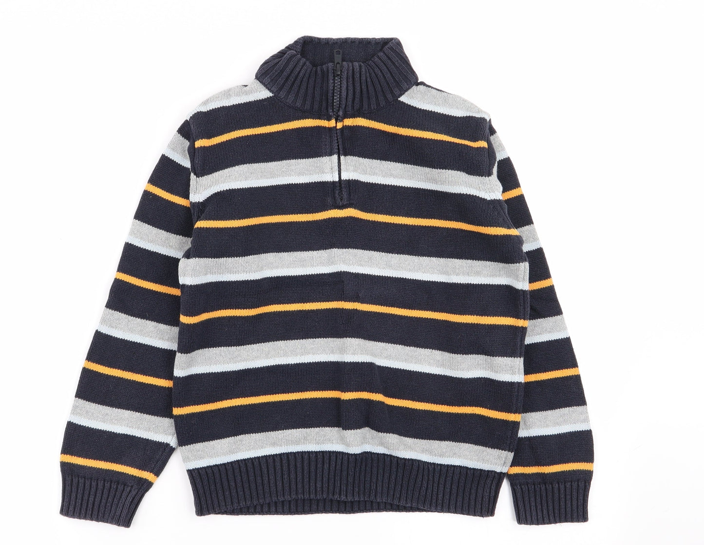 Gymboree Boys Multicoloured Striped  Pullover Jumper Size M