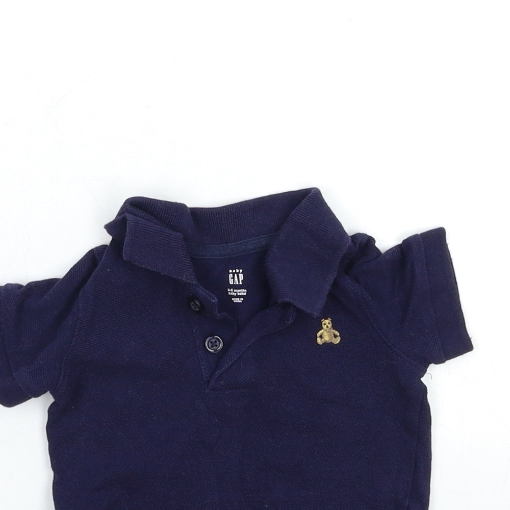 Gap Baby Blue   Basic Polo Size 3-6 Months