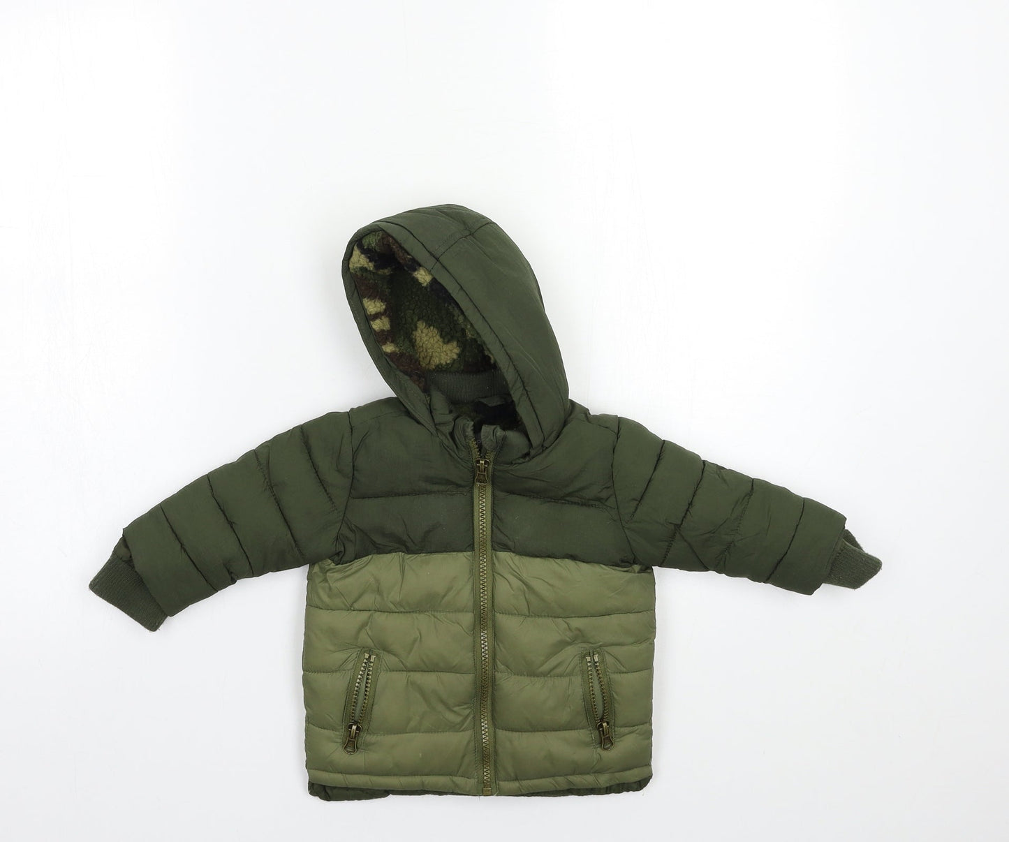 Primark Baby Green   Puffer Jacket Coat Size 3-6 Months