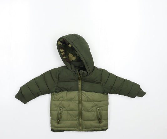 Primark Baby Green   Puffer Jacket Coat Size 3-6 Months