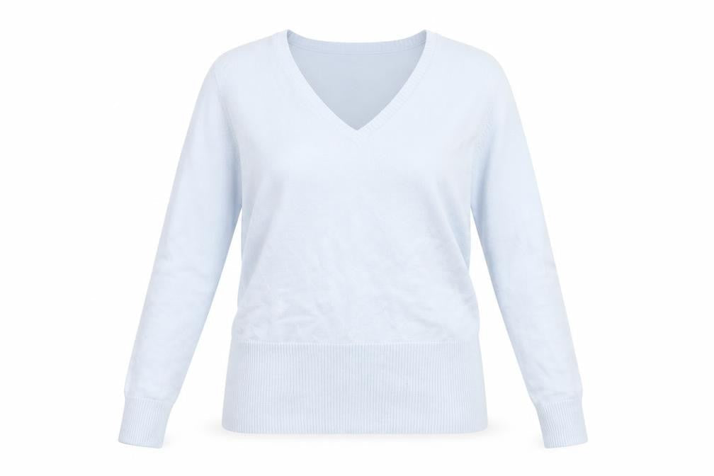Daily Women Womens Blue  Knit Pullover Jumper Size M