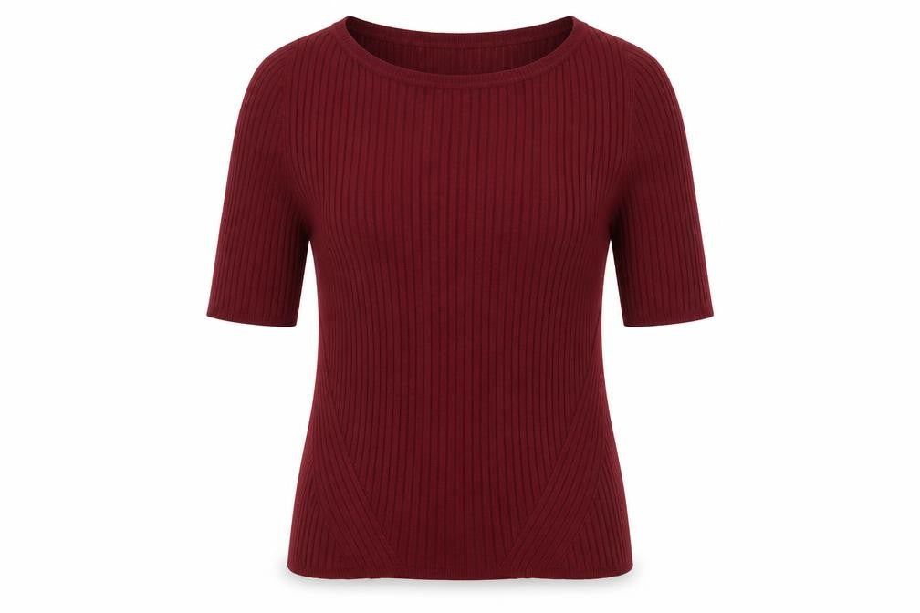 Marks & Spencer Womens Red  Knit Pullover Jumper Size 10