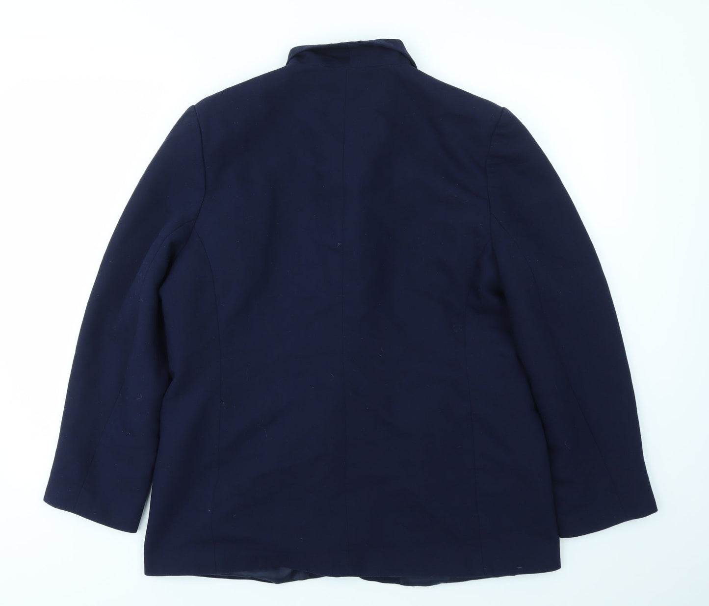 Design essentials Womens Blue   Jacket Blazer Size 16