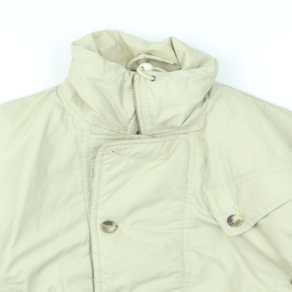 Preworn Womens Beige   Jacket Coat Size 4