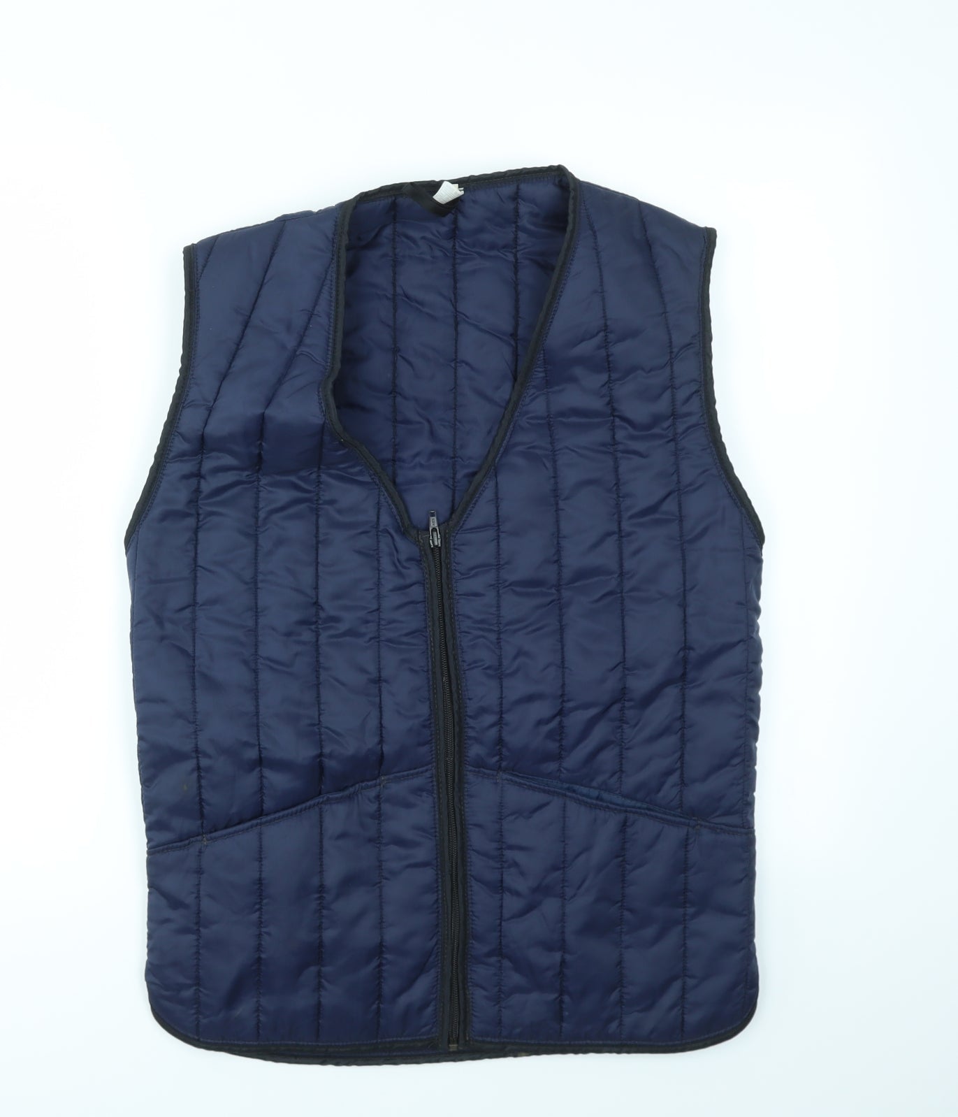 Preworn Womens Blue   Gilet Coat Size 8