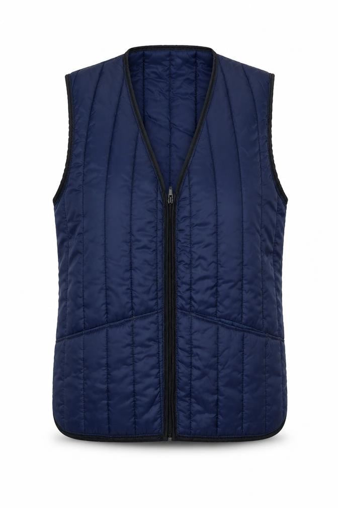 Preworn Womens Blue   Gilet Coat Size 8