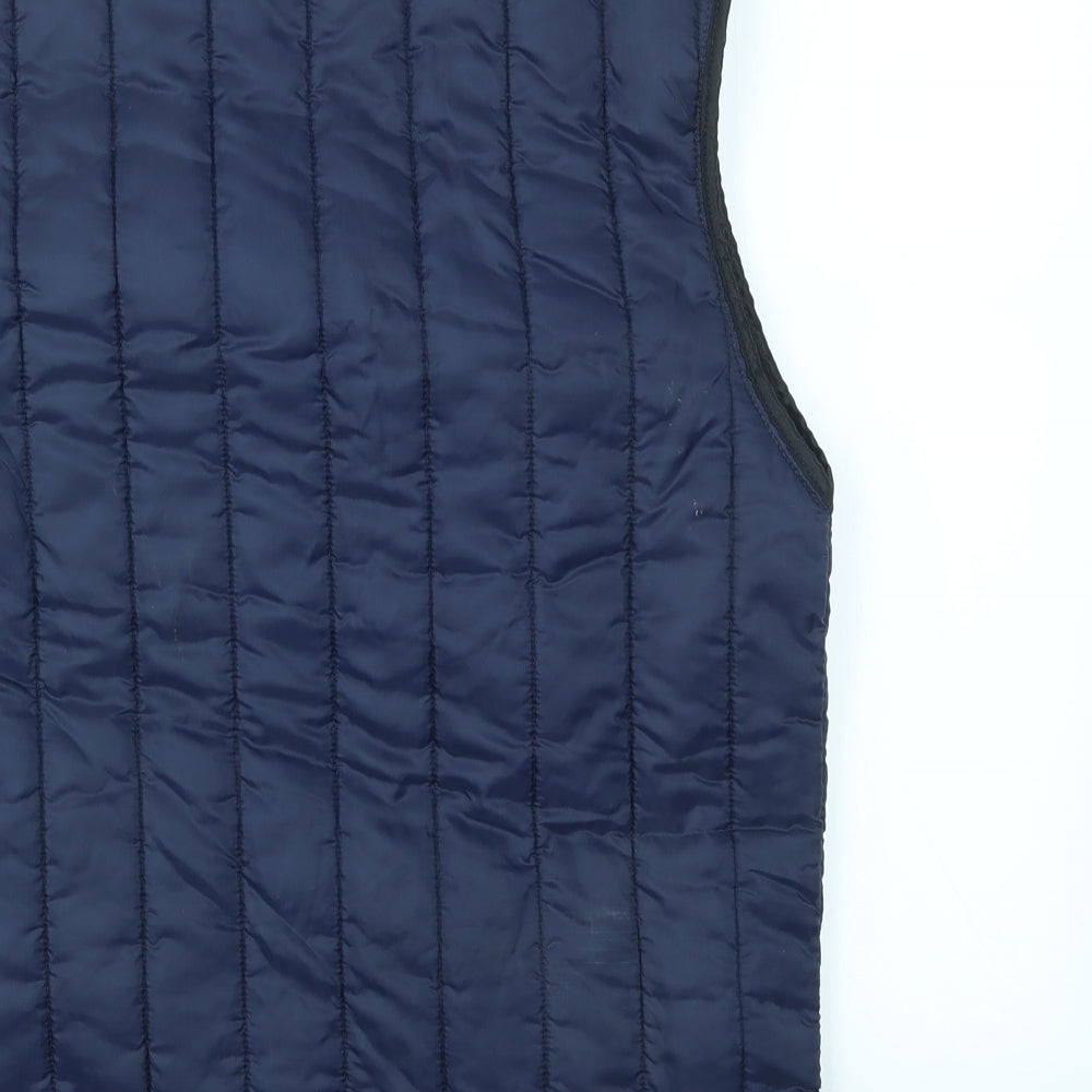 Preworn Womens Blue   Gilet Coat Size 8