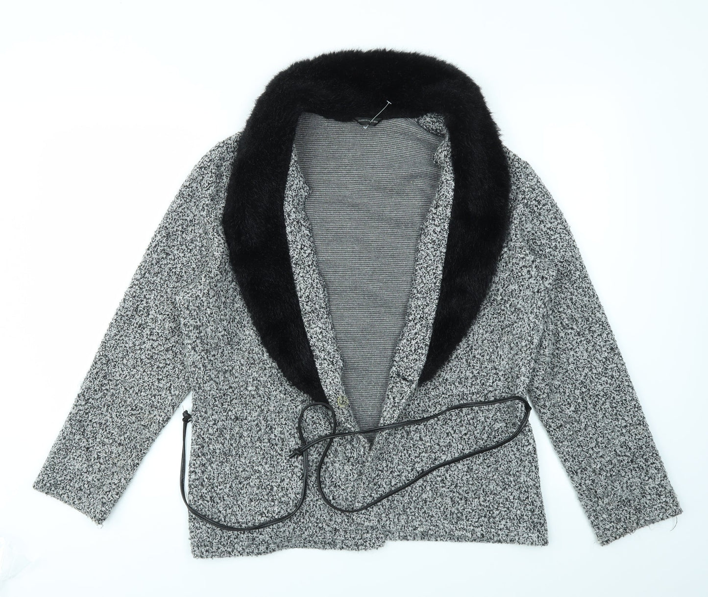 Florence  Fred Womens Grey   Cardigan Jumper Size 16