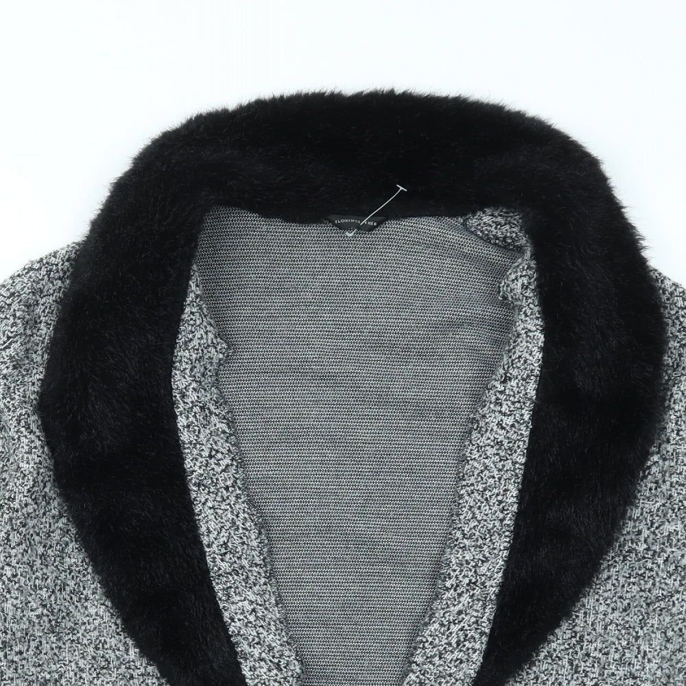 Florence  Fred Womens Grey   Cardigan Jumper Size 16