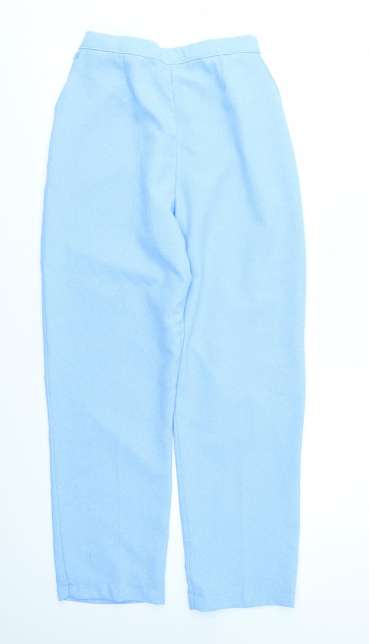 Preworn Womens Blue   Trousers  Size 14 L27 in - stretch waistband