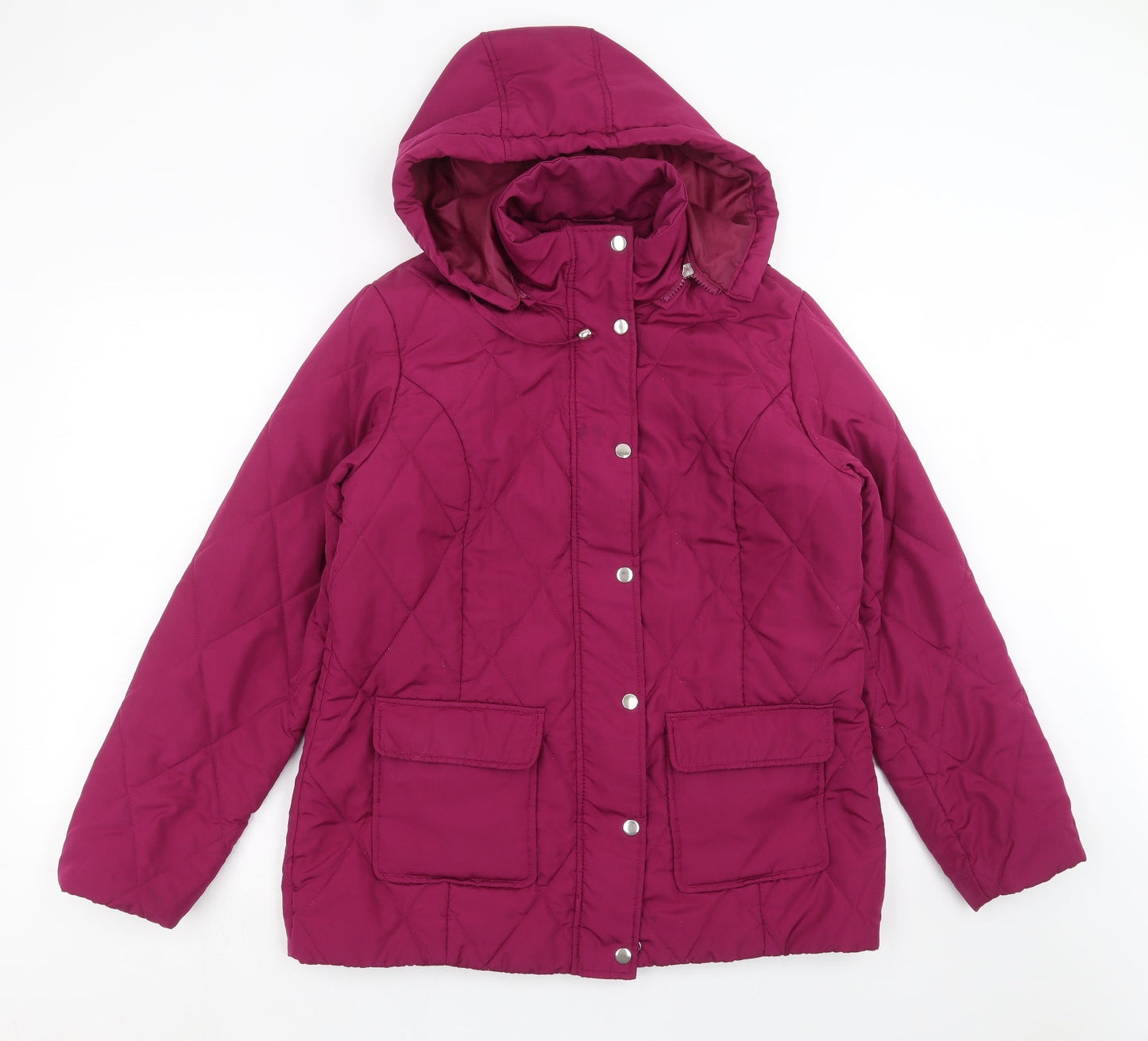 Damart Womens Purple   Quilted Jacket Size 10