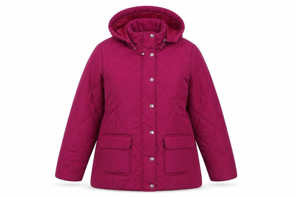 Damart Womens Purple   Quilted Jacket Size 10