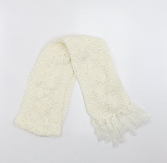 Preworn Womens Ivory  Knit  Scarf