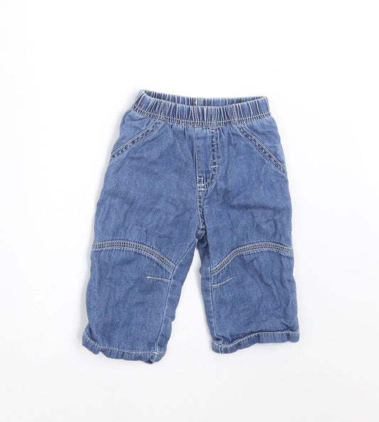 George Baby Blue    Jeans Size 0-3 Months