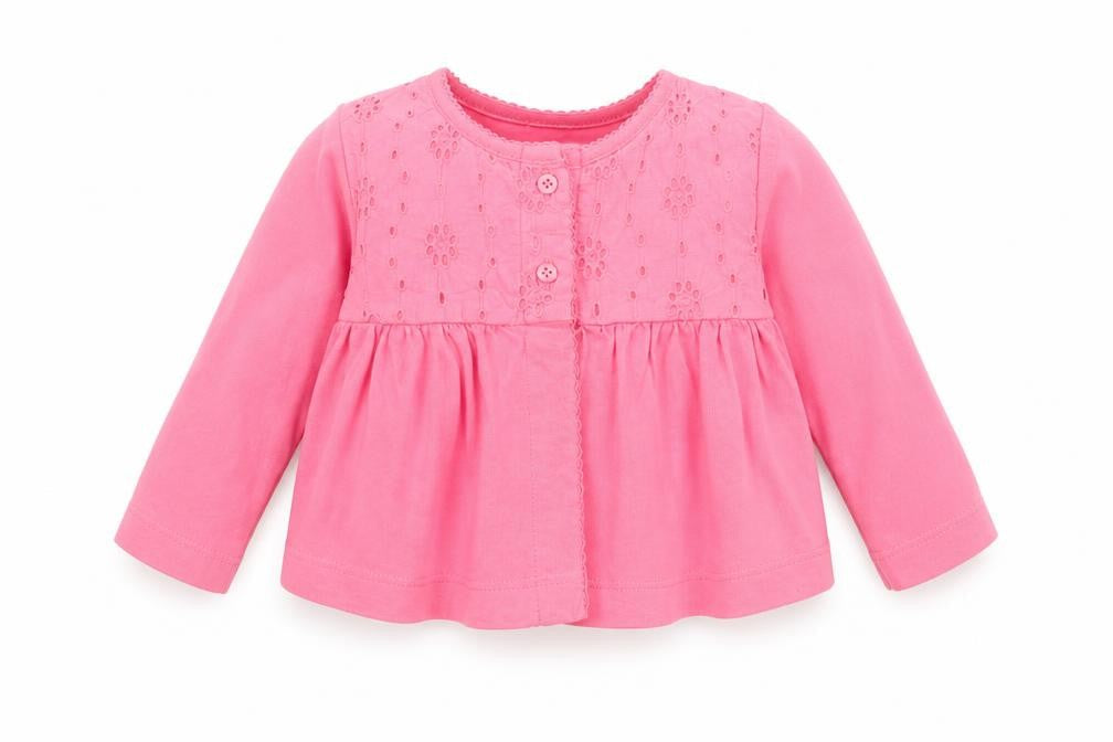 NEXT Girls Pink Floral  Basic T-Shirt Size 6-9 Months