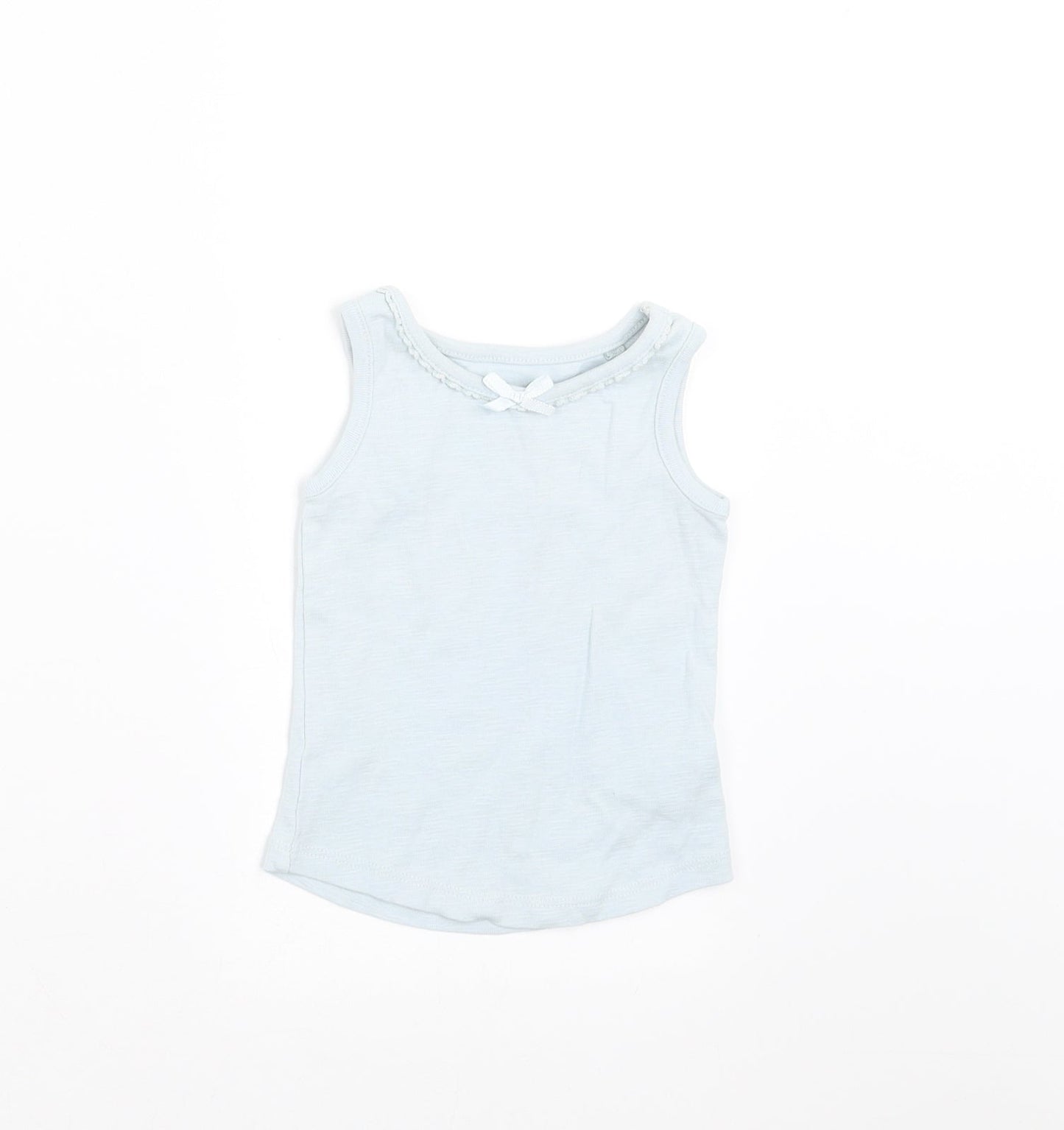 NEXT Girls Blue   Basic Tank Size 6-9 Months