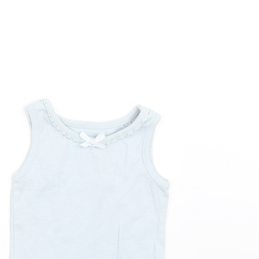 NEXT Girls Blue   Basic Tank Size 6-9 Months