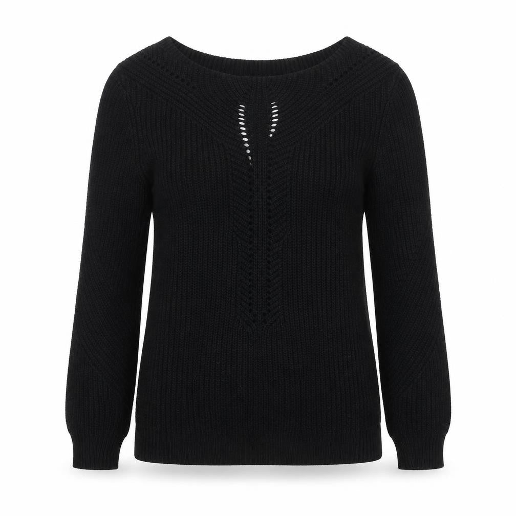 Primark Womens Black  Knit Pullover Jumper Size 10