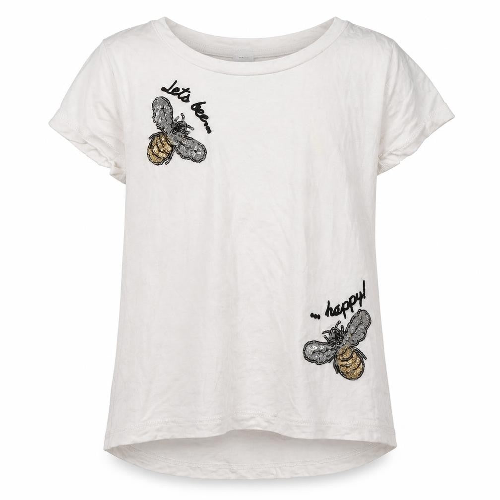 TU Girls White   Basic T-Shirt Size 5 Years