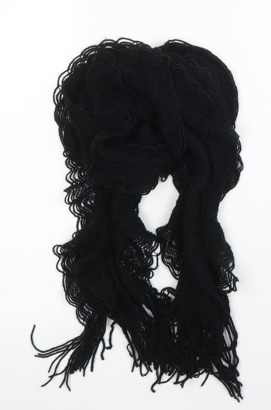 Preworn Unisex Black    Scarf