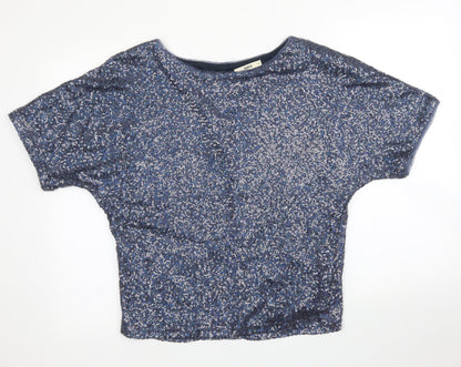 Oasis Womens Blue   Basic Blouse Size XS