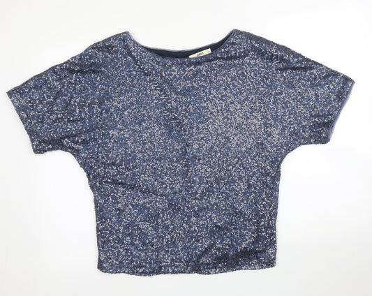 Oasis Womens Blue   Basic Blouse Size XS