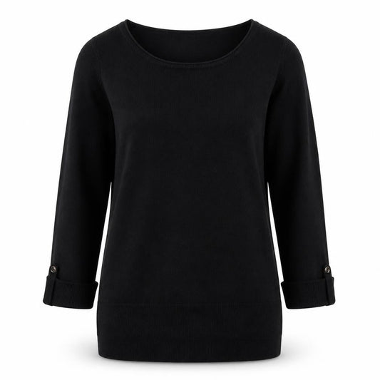 F&F Womens Black   Pullover Jumper Size 10
