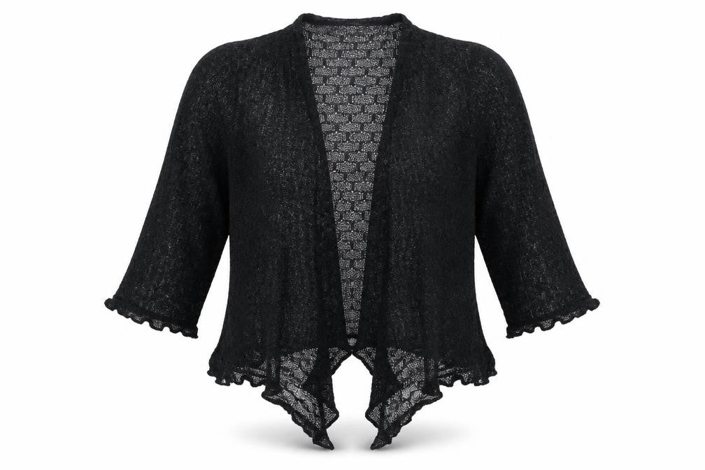 Just Elegance Womens Black   Cardigan Jumper Size L