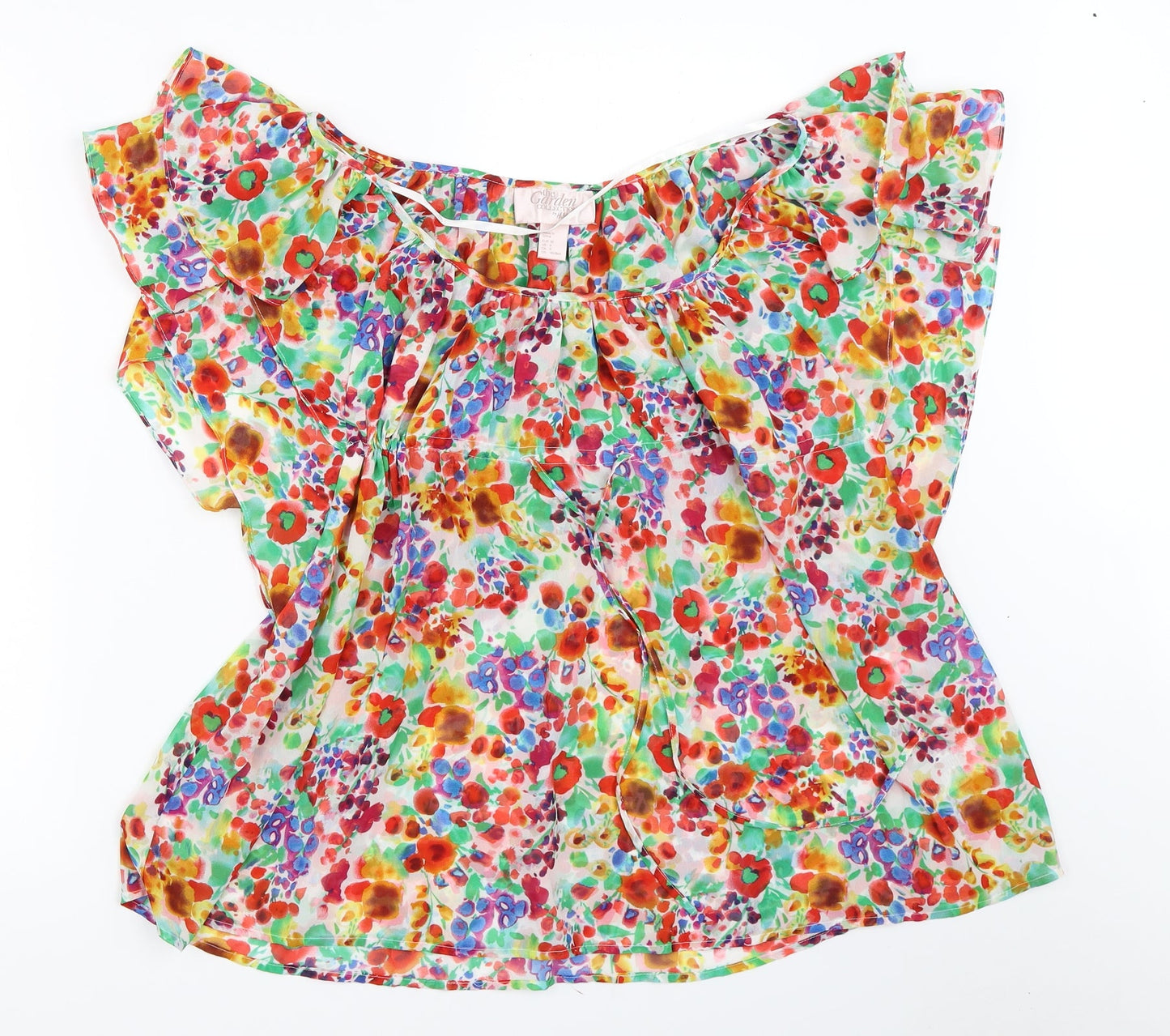 H&M Womens Multicoloured Floral  Basic Blouse Size 36