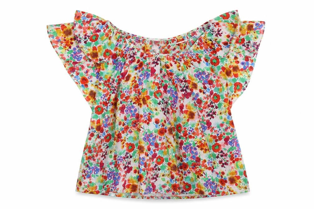 H&M Womens Multicoloured Floral  Basic Blouse Size 36