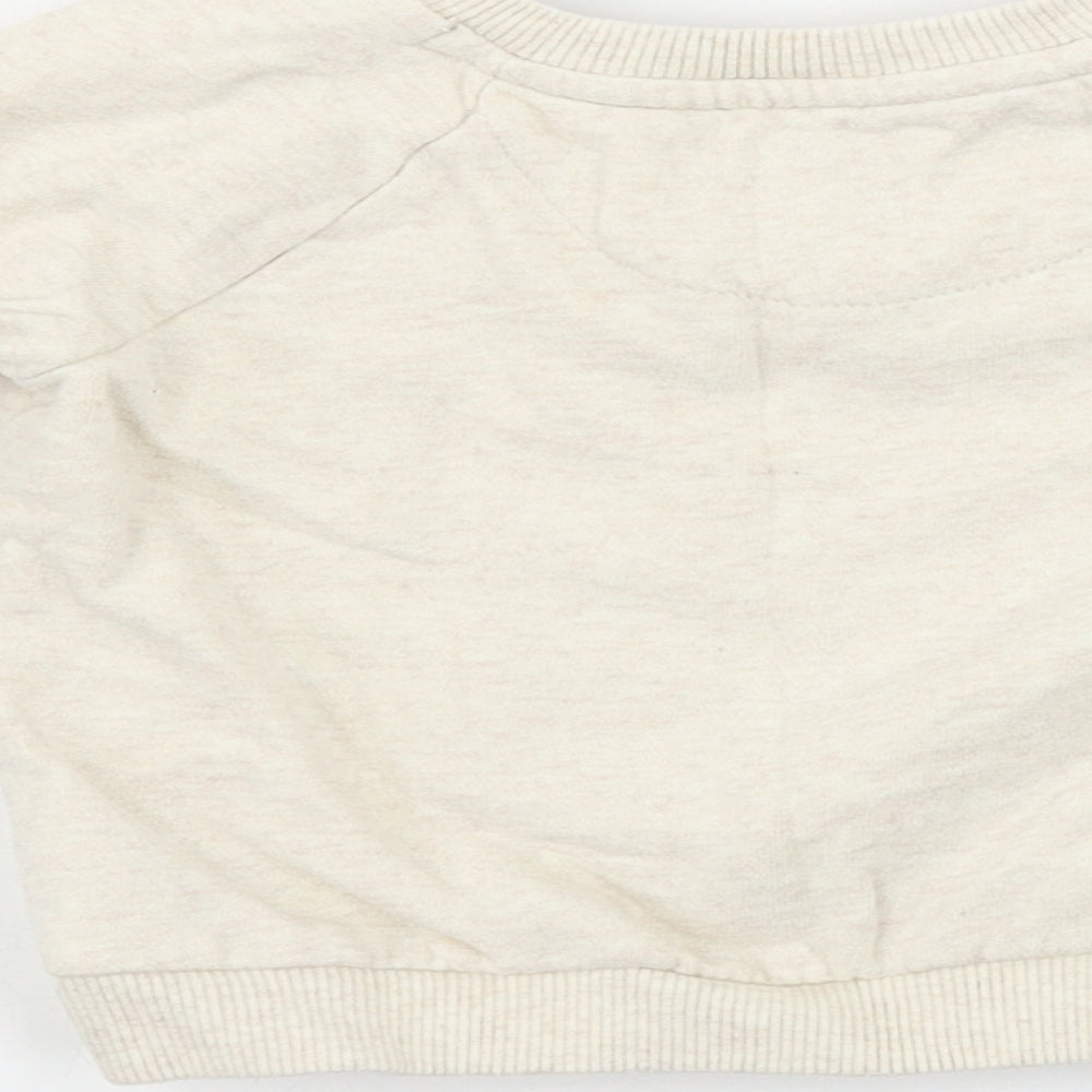 FRED&FLO   Girls Beige   Pullover Jumper Size 18-24 Months