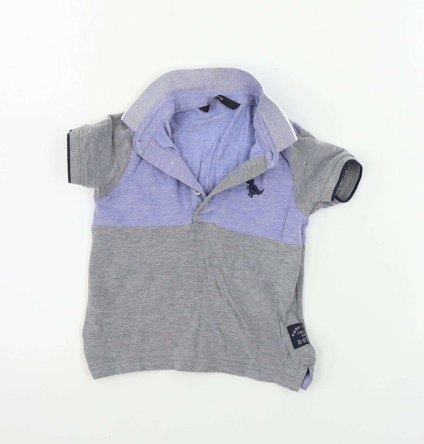 George Boys Grey   Basic Polo Size 2 Years