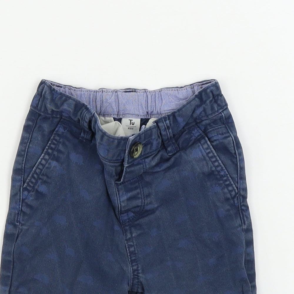 George  Boys Blue   Chino Shorts Size 2 Years