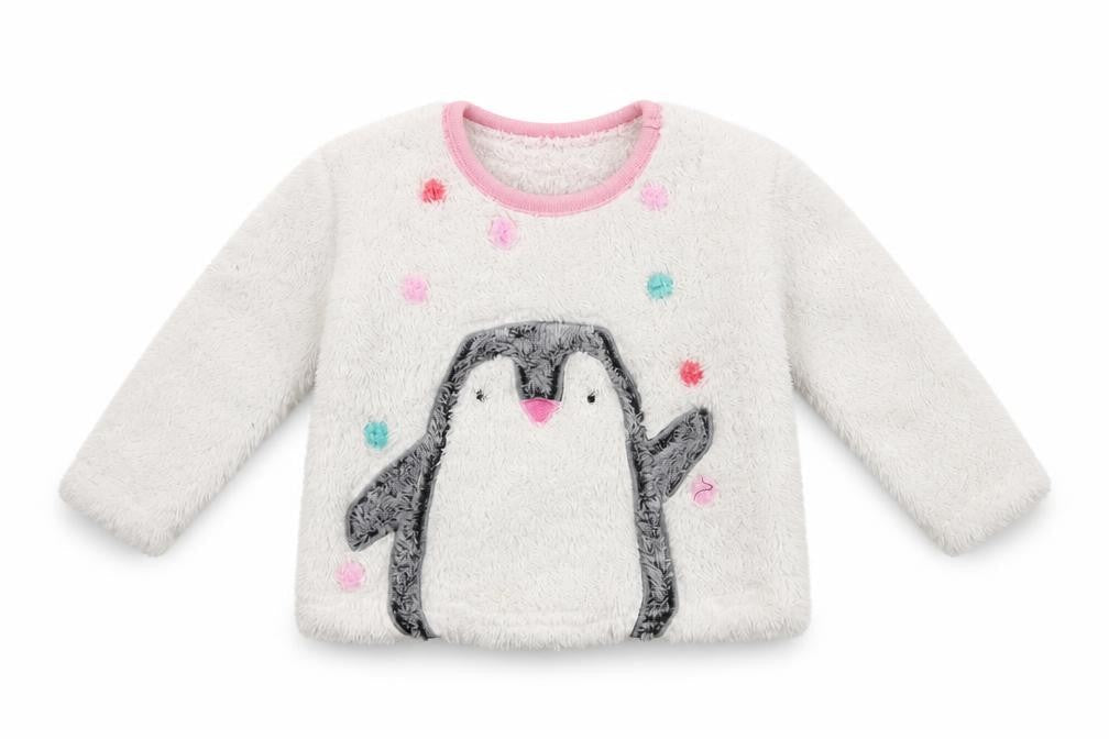 Nutmeg  Girls White   Pullover Jumper Size 2 Years