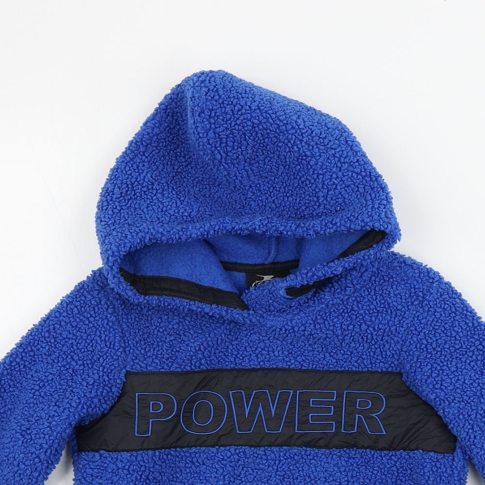 Crane Boys Blue   Pullover Hoodie Size 5-6 Years