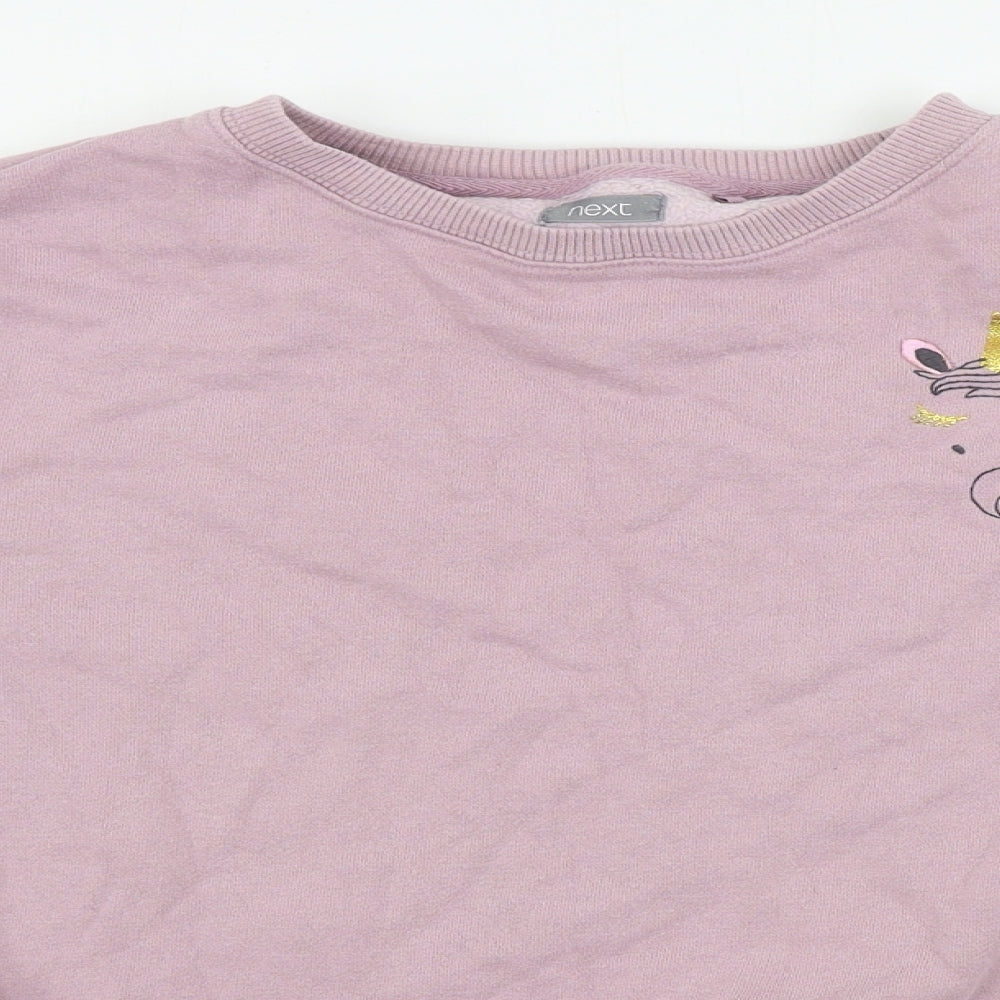 NEXT  Girls Pink   Pullover Jumper Size 10 Years