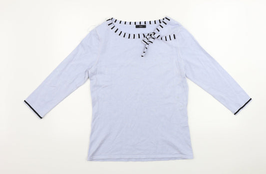 M&Co Womens Blue   Pullover Jumper Size 14