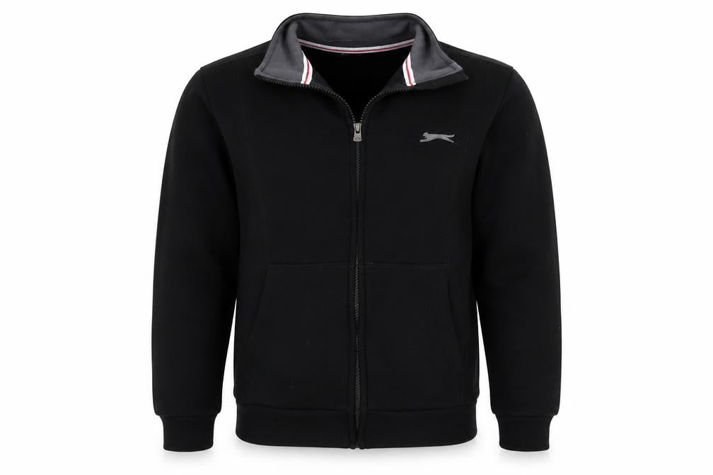Slazenger  Boys Black   Full Zip Jumper Size 9-10 Years