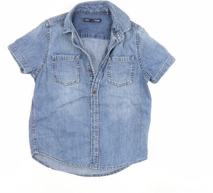 Additional front view of Next girls’ blue basic casual, size 7, years