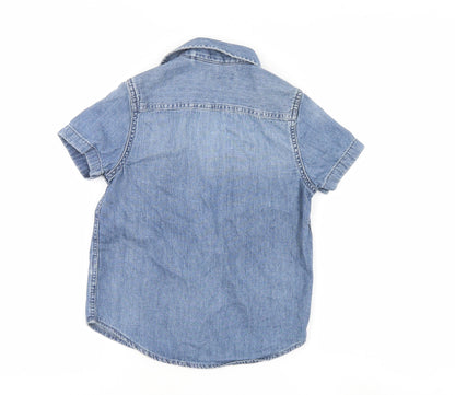 Back view of Next girls’ blue basic casual, size 7, years