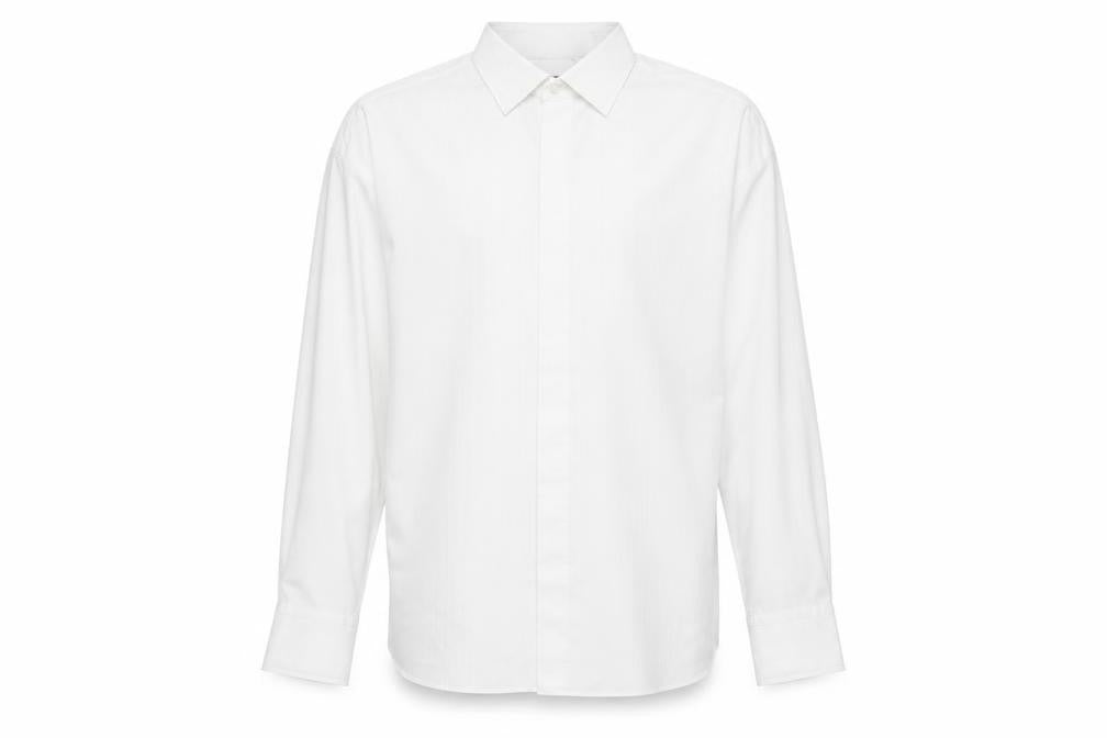 Marks & Spencer Mens Silver    Button-Up Size 46